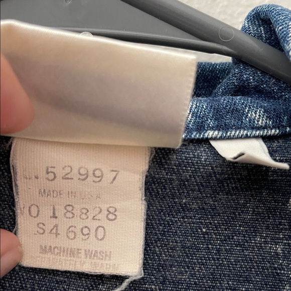 1980s denim jacket dress - Picture 4 of 10